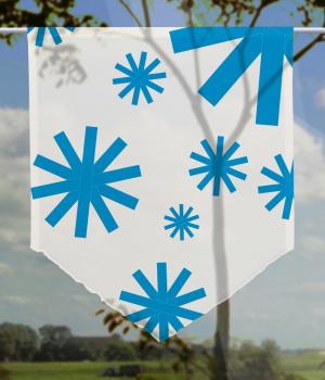 Scheibenhänger Aritx blue 2 transparent